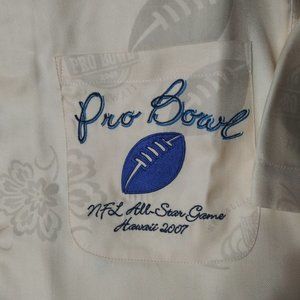 1356 Size Large NFL Pro Bowl Silk Shirt